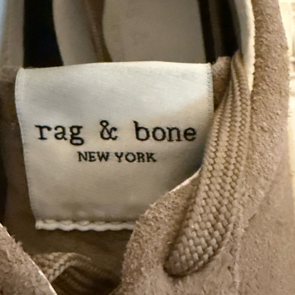 rag & bone Tan Suede Sneakers - Picture 7 of 8
